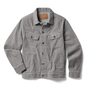 Taylor Stitch Corduroy Long Haul Jacket in Steeple Grey - 42 - EUC